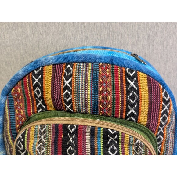 Freakmandu Collection Mushroom Hemp Backpack Friendly Unique Unisex Rustic - Picture 3 of 8